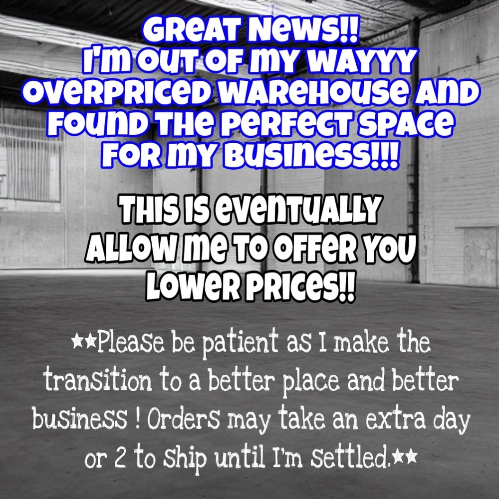 Whoo hoo! Found a much better location to run my business!!